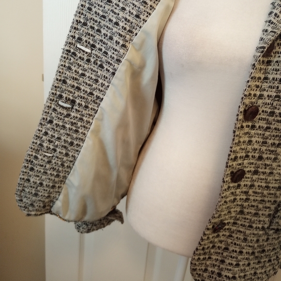 Herve Benard tweed jacket. Size 14 - Picture 3 of 12